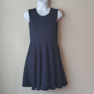 4/$30 **Tobi Navy blue low back skater dress size L